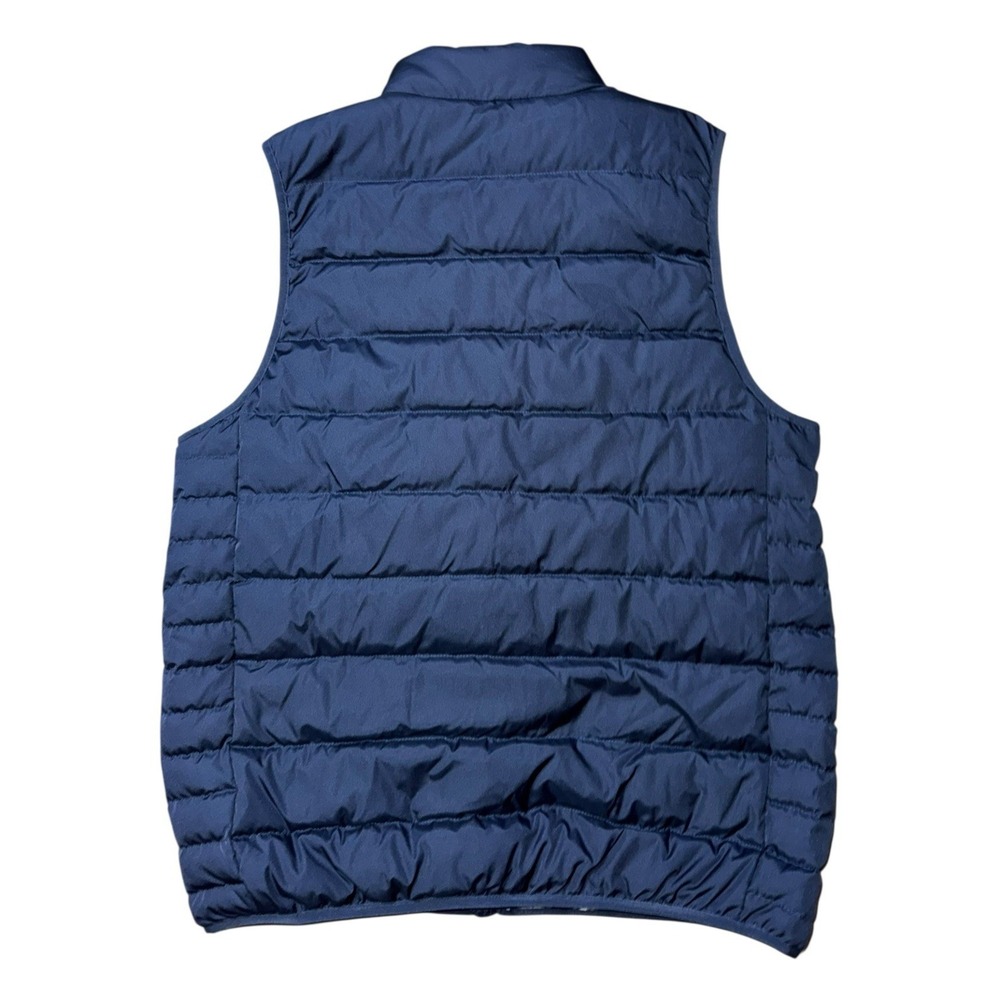 Lands End NWT Mens Navy FP 600 Allied Feather and Down Zipper Puffer Vest Sz Med - Picture 2 of 13
